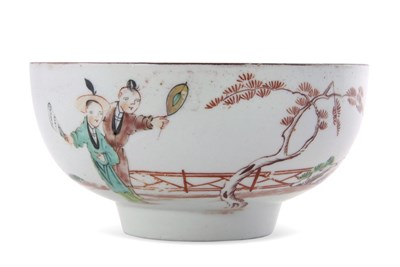 Lot 67 - An 18th Century Bristol porcelain slop bowl...