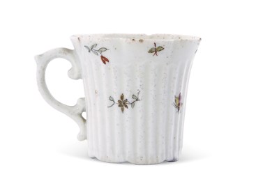 Lot 72 - An early Worcester coffee can circa 1754 of...
