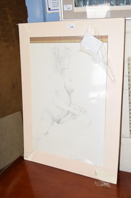 Lot 236 - A nude portrait study