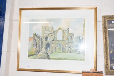 Lot 244 - Goddard, study of ruins, watercolour, framed...