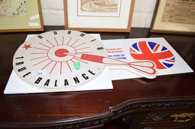 Lot 256 - Games advertising signage from Darwin Darts...