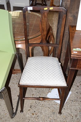 Lot 269 - An Edwardian bedroom chair