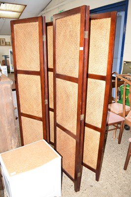 Lot 273 - A pair of modern folding screens