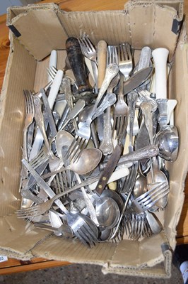Lot 294 - Box of assorted cutlery