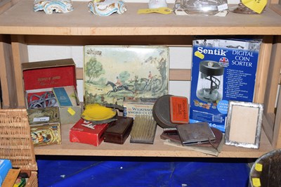 Lot 510 - Mixed Lot: Tins, silver photograph frame, AA...