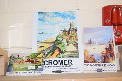 Lot 517 - Reproduction British Railway Norfolk signs