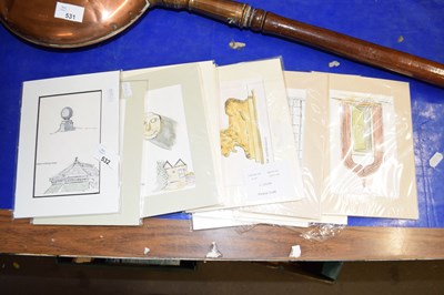 Lot 532 - Assorted unframed prints