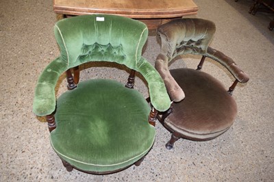 Lot 394 - NEAR PAIR OF LATE 19TH CENTURY GREEN...