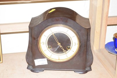 Lot 548A - Wooden mantel clock