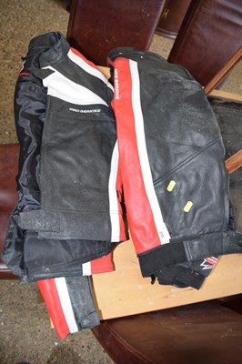 Lot 312 - Hein Gericke motorcycle jacket and trousers,...