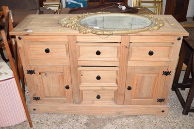 Lot 320 - Modern pine sideboard