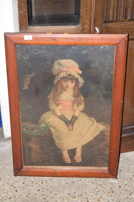 Lot 343 - A coloured Victorian print, Cherry Ripe
