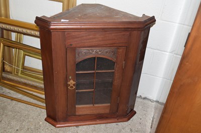 Lot 348 - Late Victorian glazed corner cabinet