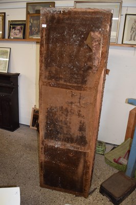 Lot 358 - A vintage trifold dressing screen, for...