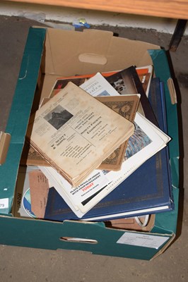 Lot 579 - Assorted ephemera