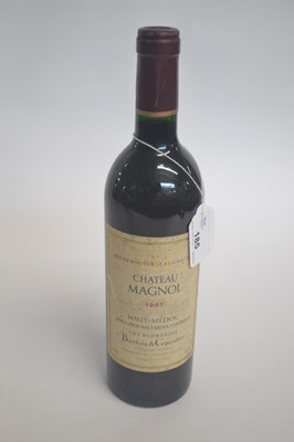 Lot 185 - One bottle of Chateau Magnol, Haut Medoc, 1987