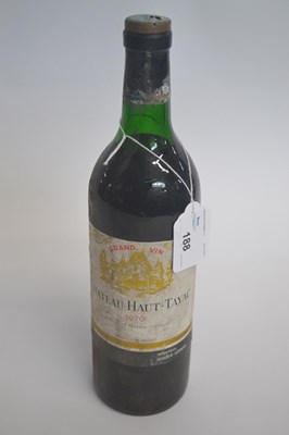 Lot 188 - One bottle of Chateau Haut Tayac, Margaux, 1970
