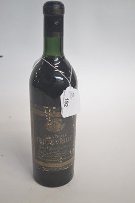 Lot 192 - One bottle of Trottevieille, St Emilion, 1964