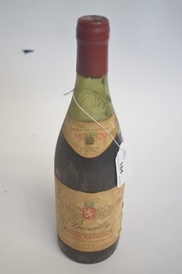 Lot 184 - One bottle of Brouiily, 1970