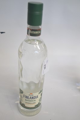 Lot 236 - One bottle of Finlandia Cucumber & Mint Vodka