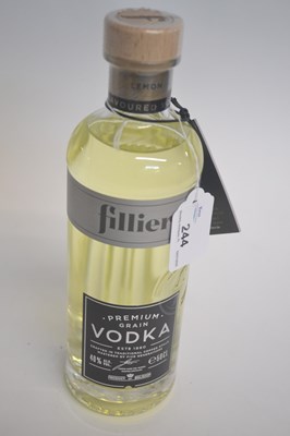 Lot 244 - A one bottle of Filliers Premium Grain Lemon...
