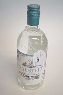 Lot 249 - One bottle of Naught Australian Dry Gin