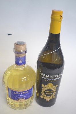 Lot 269 - One bottle of Italian Seatrus Gin and one...