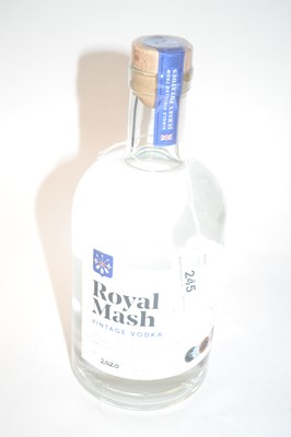 Lot 245 - One bottle of Royal Mash Vintage 2020 Vodka