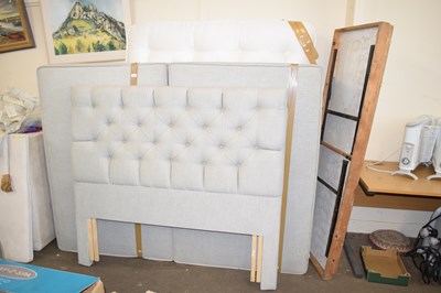 Lot 707 - Double divan bed and headboard