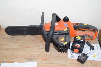 Lot 716 - Black & Decker electric chainsaw