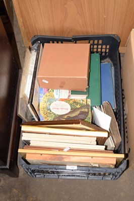 Lot 737 - Box of various tea card collection albums...