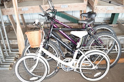 Lot 466 - Three Raleigh bikes
