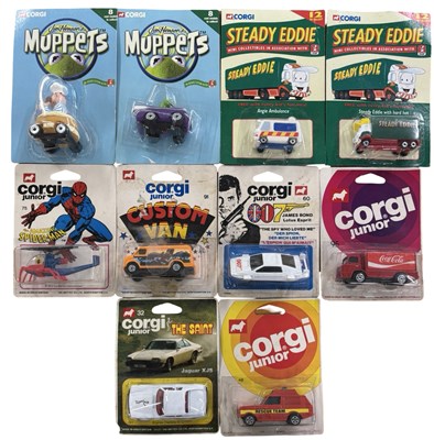 Lot 241 - A collection of various carded Corgi vehicles,...