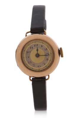 Lot 235A - A 9ct gold cased ladies Rolex wristwatch,...