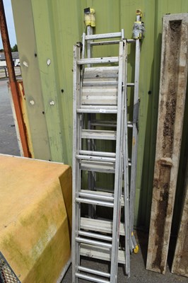 Lot 477 - Three aluminium ladders