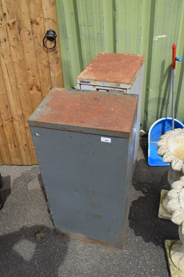 Lot 482 - Two filing cabinets