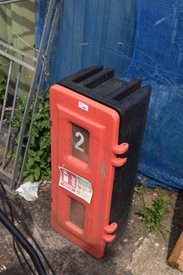 Lot 488 - Fire extinguisher in case