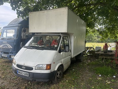 Lot 79 - A Ford Transit with a Luton body, with tail lift