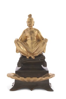 Lot 306 - A 19th Century gilt bronze novelty inkwell...