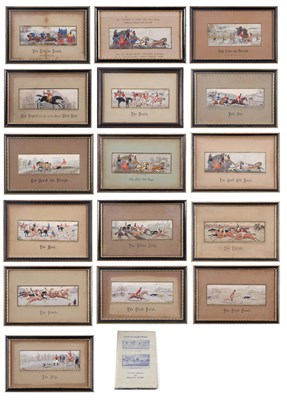 Lot 327 - Stevengraph silk pictures hunting and coaching...