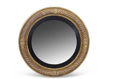 Lot 329 - A Georgian porthole mirror the circular frame...