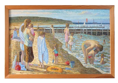 Lot 400 - John Reay (British,1947-2011), Lowestoft beach...