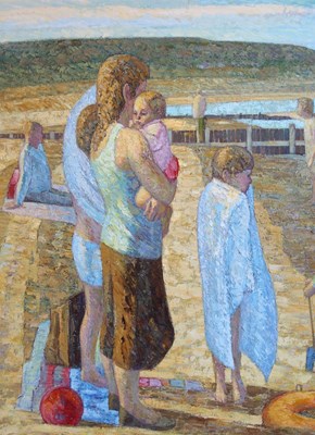 Lot 400 - John Reay (British,1947-2011), Lowestoft beach...