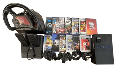 Lot 533 - A Sony Playstation 2 console, 2 controllers,...