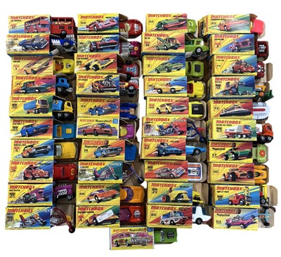Lot 273 - A large collection of vintage boxed Matchbox cars