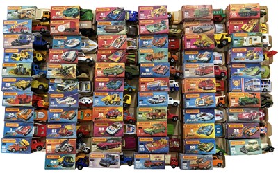 Lot 277 - A large collection of vintage boxed Matchbox cars