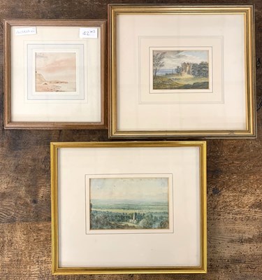 Lot 42 - ATTRIBUTED TO WILLIAM COLLINS (1788-1847): A SANDY BEACH