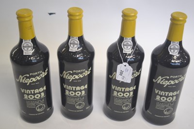 Lot 200 - Port: Porto Nieport 2003, bottled 2005, (4)