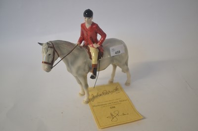 Lot 459 - A JOHN BESWICK LIMITED EDITION HUNTSMAN ON GREY HORSE