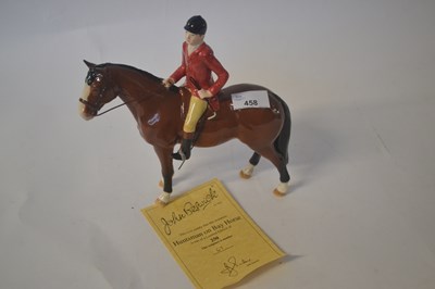 Lot 458 - JOHN BESWICK; HUNTSMAN ON BAY HORSE LTD EDITION